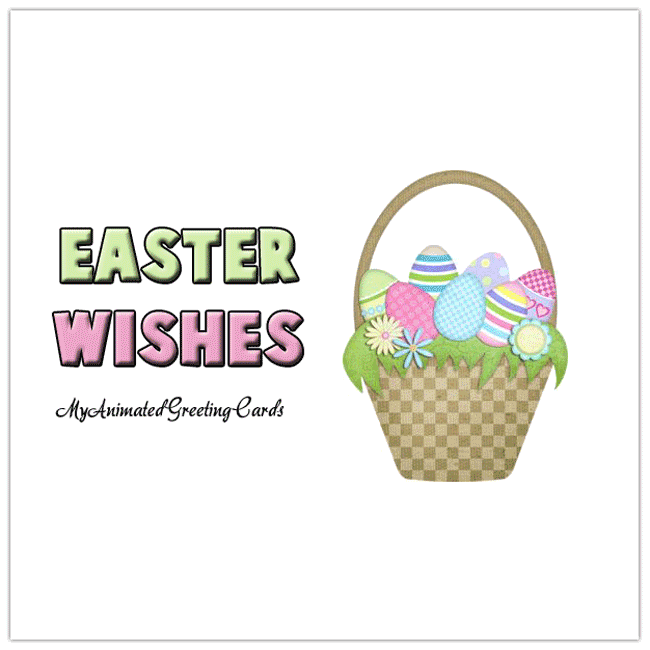 Easter Wishes Animated Easter Card
