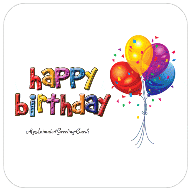 Animated Birthday Surprise Happy Birthday Card