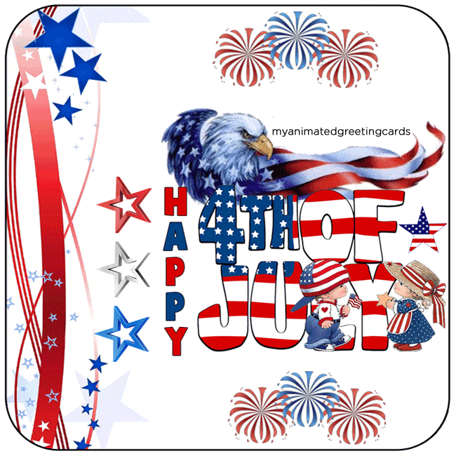 Happy 4th July Independence Day America Birthday