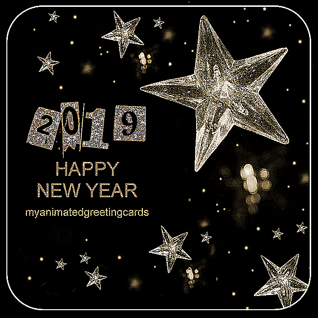 Happy New Years 2018 Facebook Card