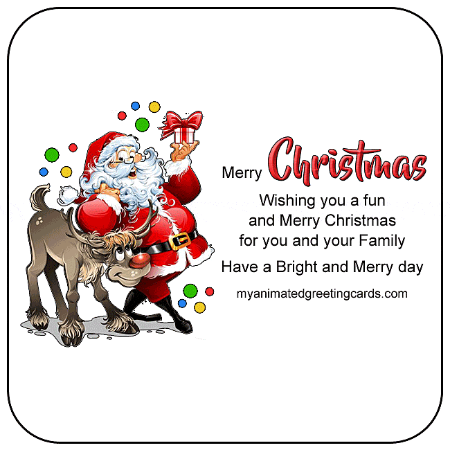 Wishing you a fun and Merry Christmas Card